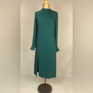 H&M Modern Victorian Forest Green Dress